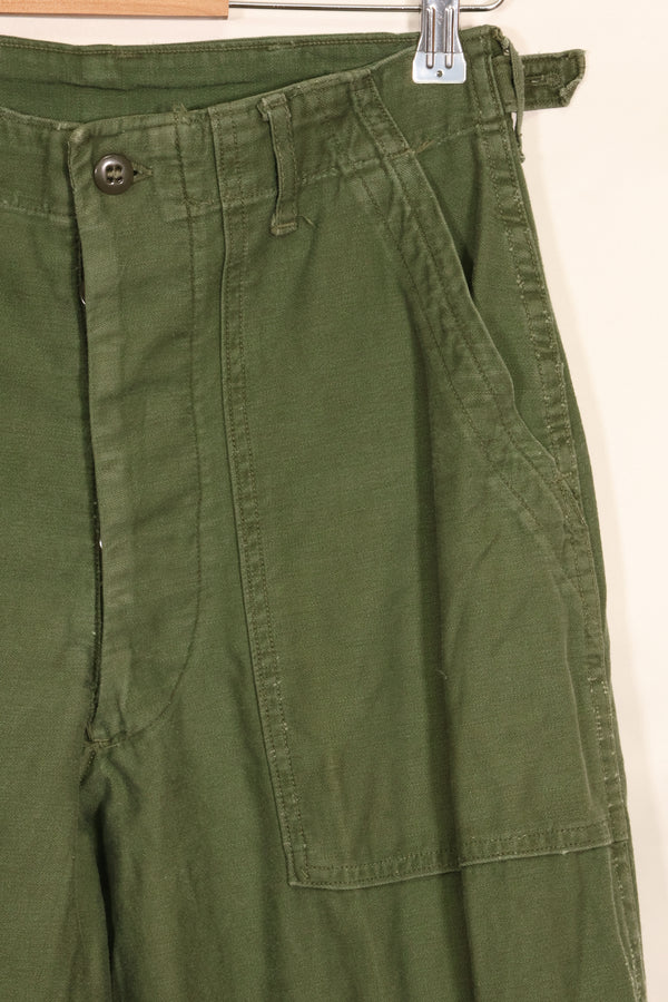 1961 Contract TYPE 1 SMALL US Army OG-107 Utility Pants Baker Pants Used E