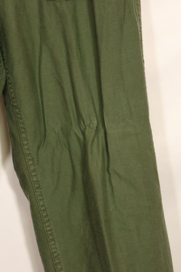 1961 Contract TYPE 1 SMALL US Army OG-107 Utility Pants Baker Pants Used E