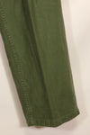 1961 Contract TYPE 1 SMALL US Army OG-107 Utility Pants Baker Pants Used E
