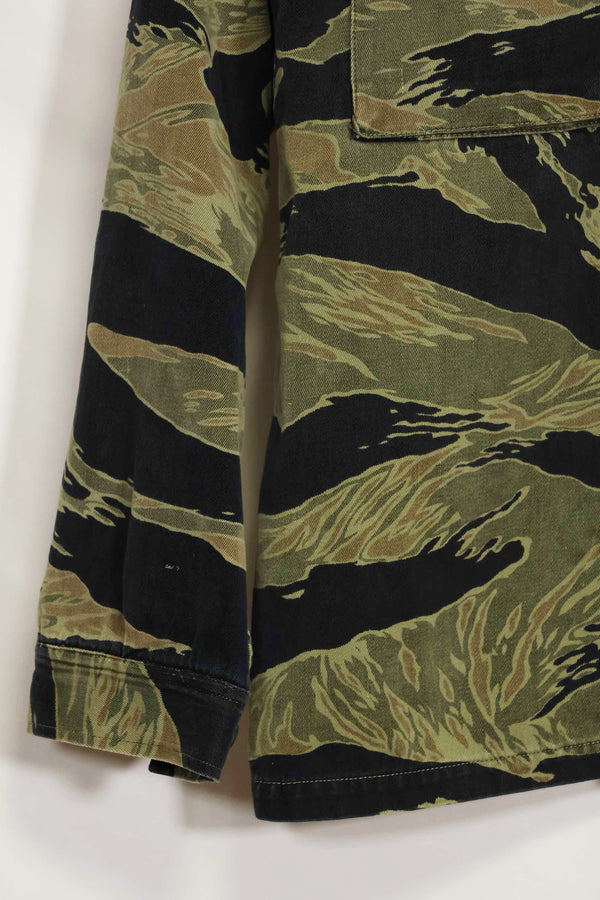 1960年代　ファットタイガー　タイガーストライプ　シャツ　Asian カット　中古品