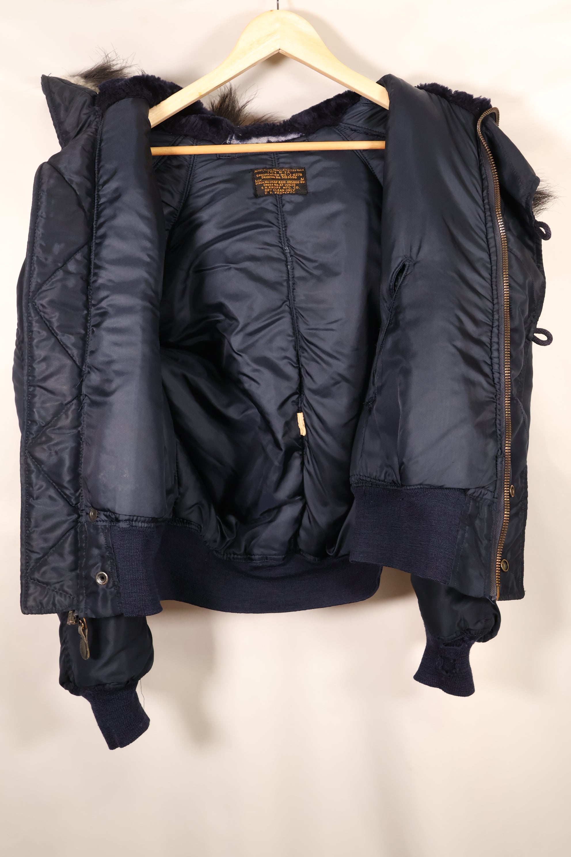 1950年代　MEDIUM　アメリカ空軍　USAF　N2-A　フライトジャケット　状態良い　中古品