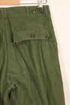 1961 Contract TYPE 1 SMALL US Army OG-107 Utility Pants Baker Pants Used E