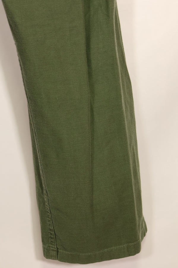 1961 Contract TYPE 1 SMALL US Army OG-107 Utility Pants Baker Pants Used E