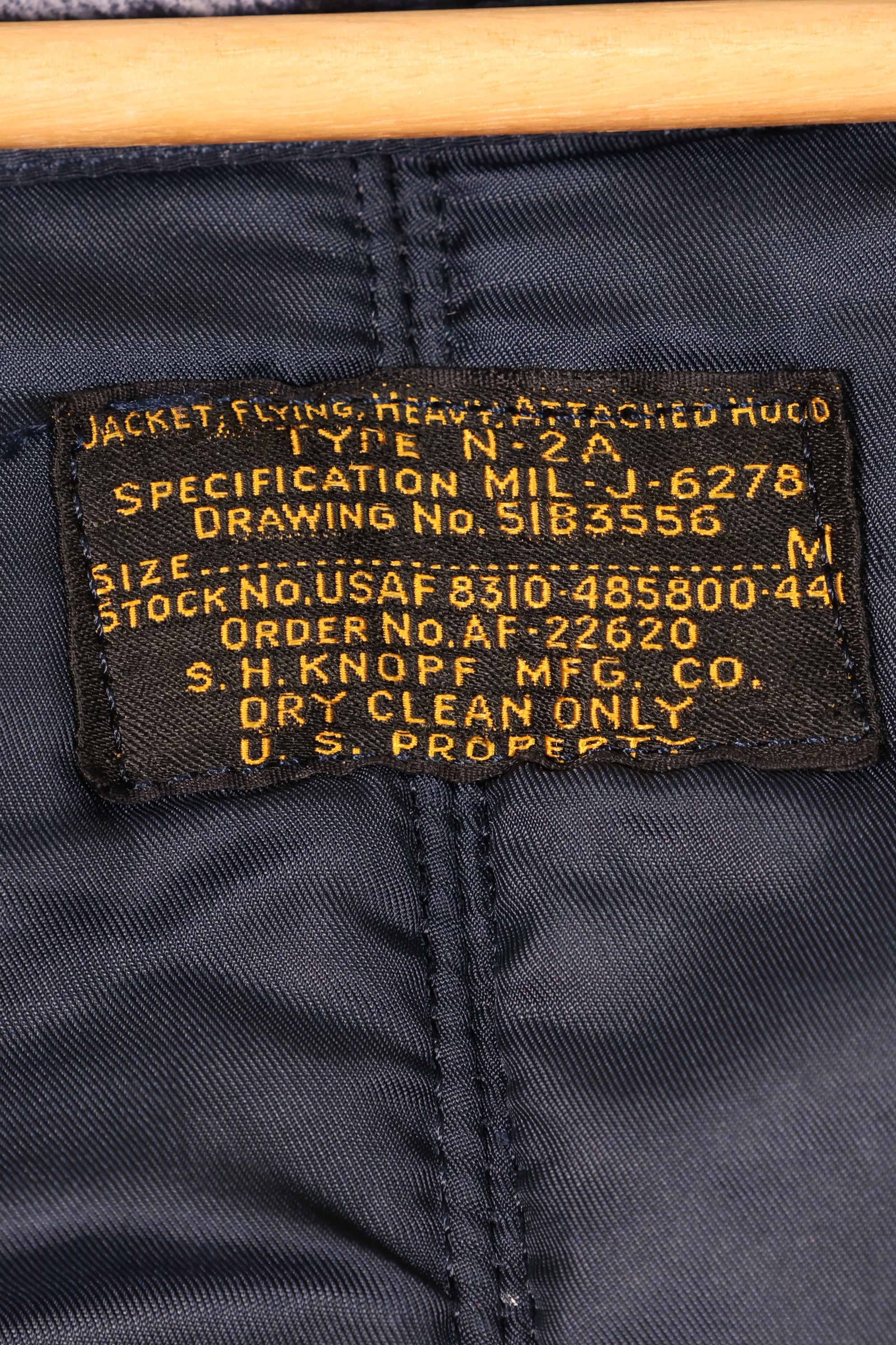 1950年代　MEDIUM　アメリカ空軍　USAF　N2-A　フライトジャケット　状態良い　中古品