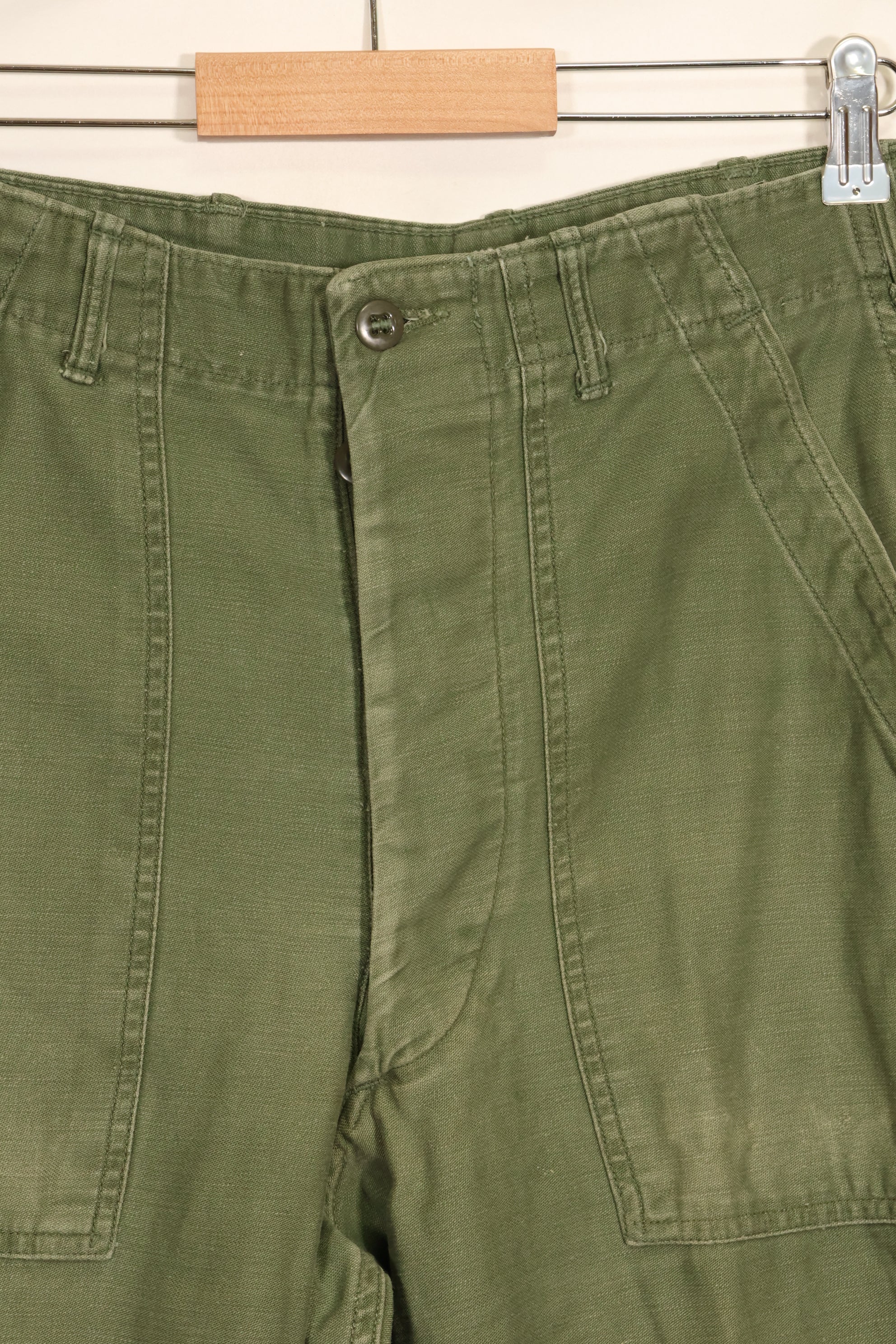 1950's Lot TYPE 1 SMALL US Army OG-107 Utility Pants Baker Pants Used F