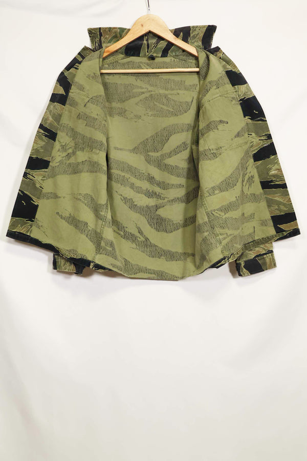 1960年代　ファットタイガー　タイガーストライプ　シャツ　Asian カット　中古品