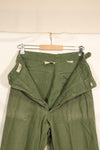 1950's Lot TYPE 1 SMALL US Army OG-107 Utility Pants Baker Pants Used F