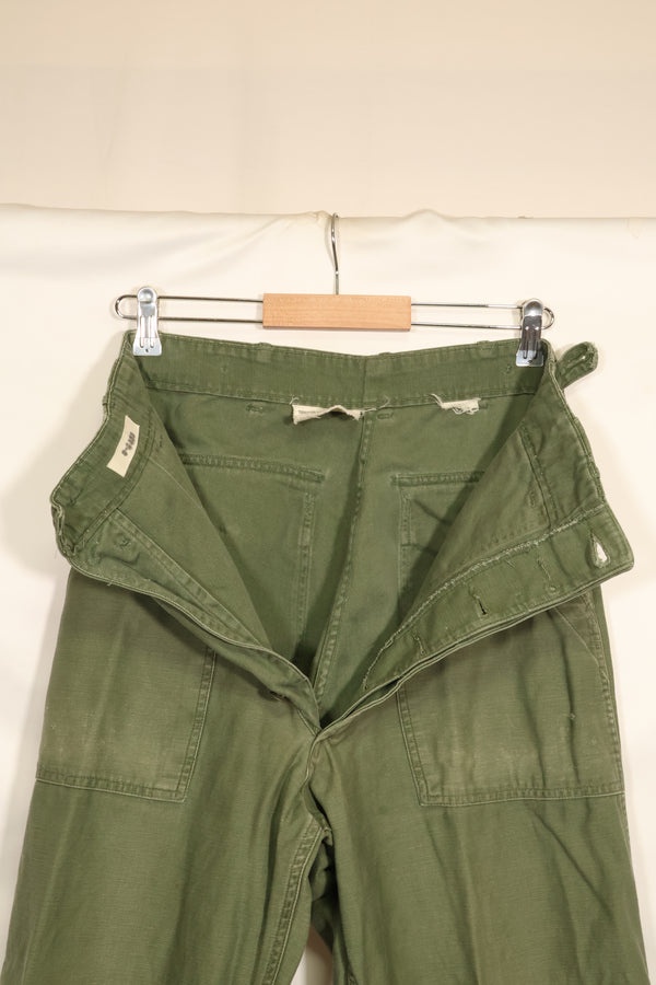 1950's Lot TYPE 1 SMALL US Army OG-107 Utility Pants Baker Pants Used F
