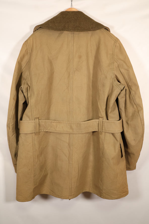 1940's U.S. Army Mackinaw Coat Jeep Coat, used.
