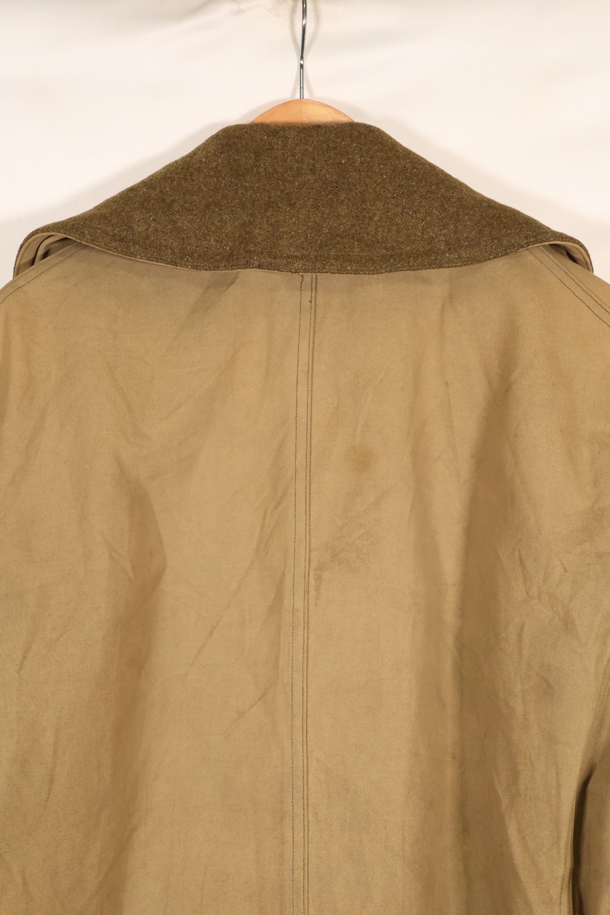 1940's U.S. Army Mackinaw Coat Jeep Coat, used.