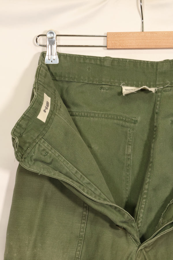 1950's Lot TYPE 1 SMALL US Army OG-107 Utility Pants Baker Pants Used F