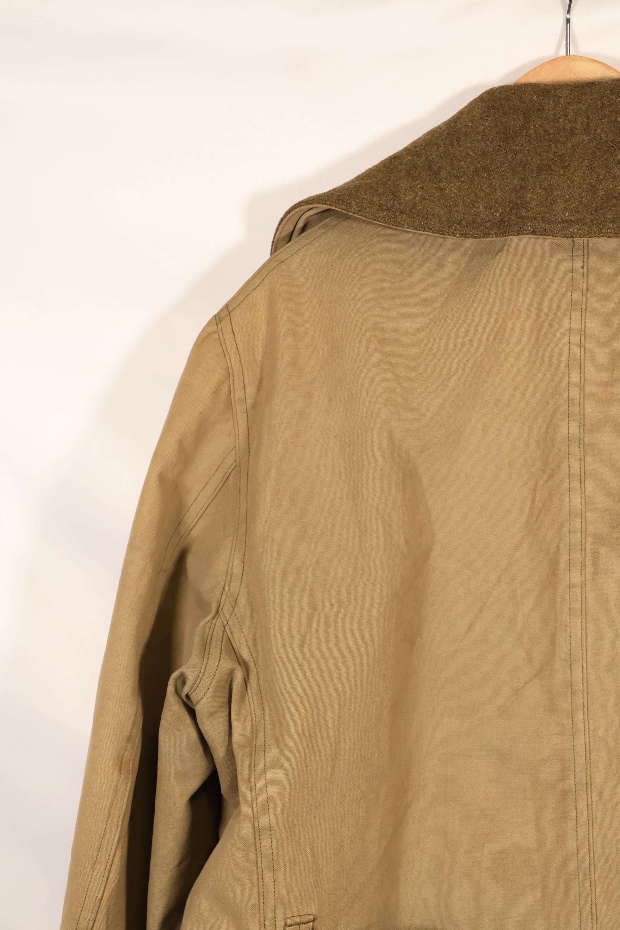 1940's U.S. Army Mackinaw Coat Jeep Coat, used.