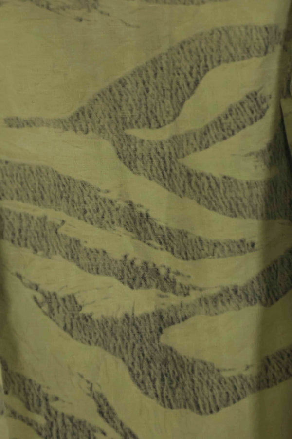 1960年代　ファットタイガー　タイガーストライプ　シャツ　Asian カット　中古品