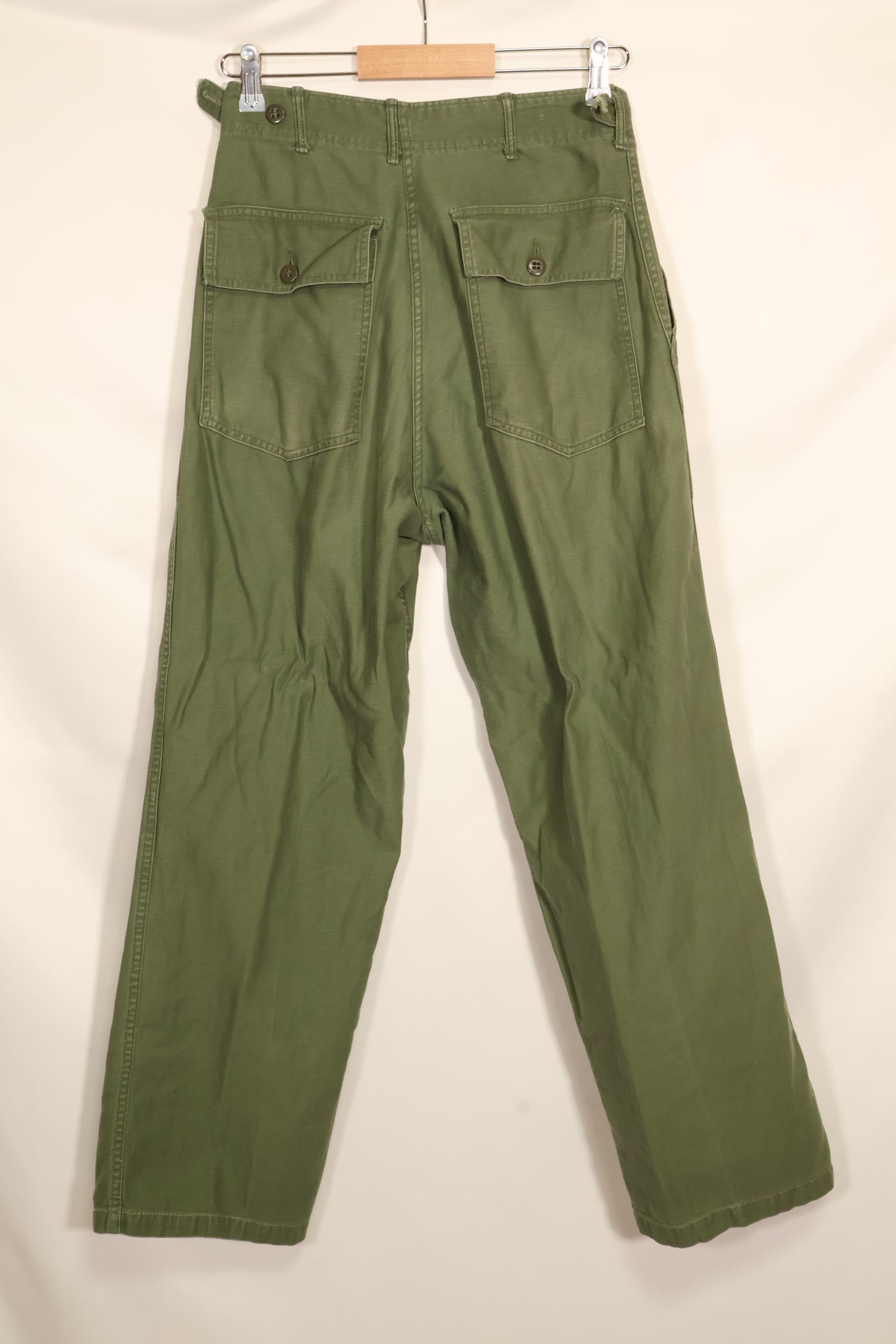 1950's Lot TYPE 1 SMALL US Army OG-107 Utility Pants Baker Pants Used F