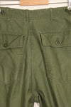 1950's Lot TYPE 1 SMALL US Army OG-107 Utility Pants Baker Pants Used F