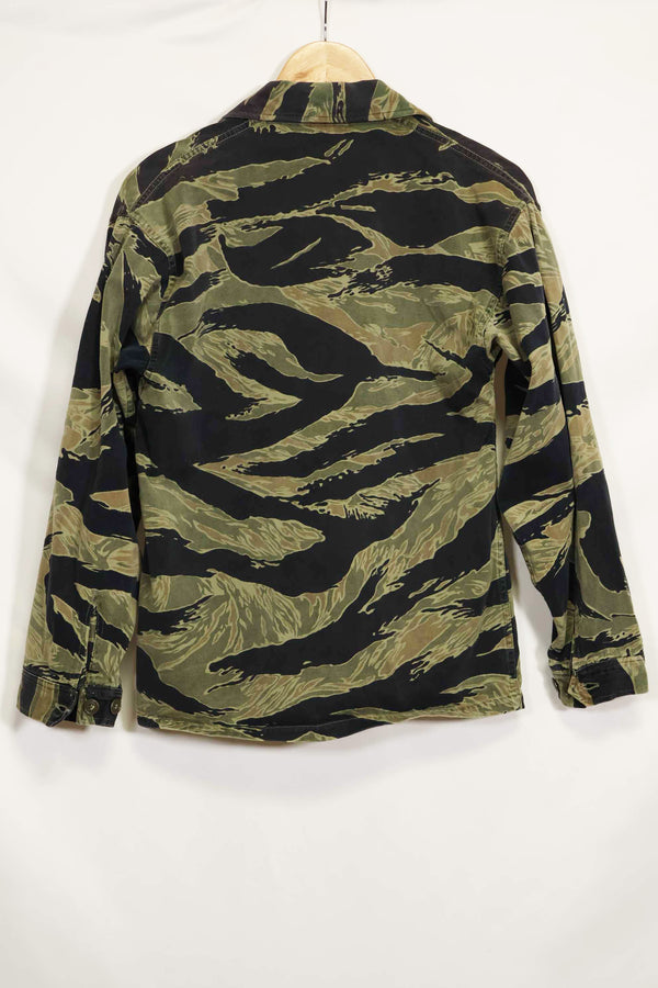 1960年代　ファットタイガー　タイガーストライプ　シャツ　Asian カット　中古品