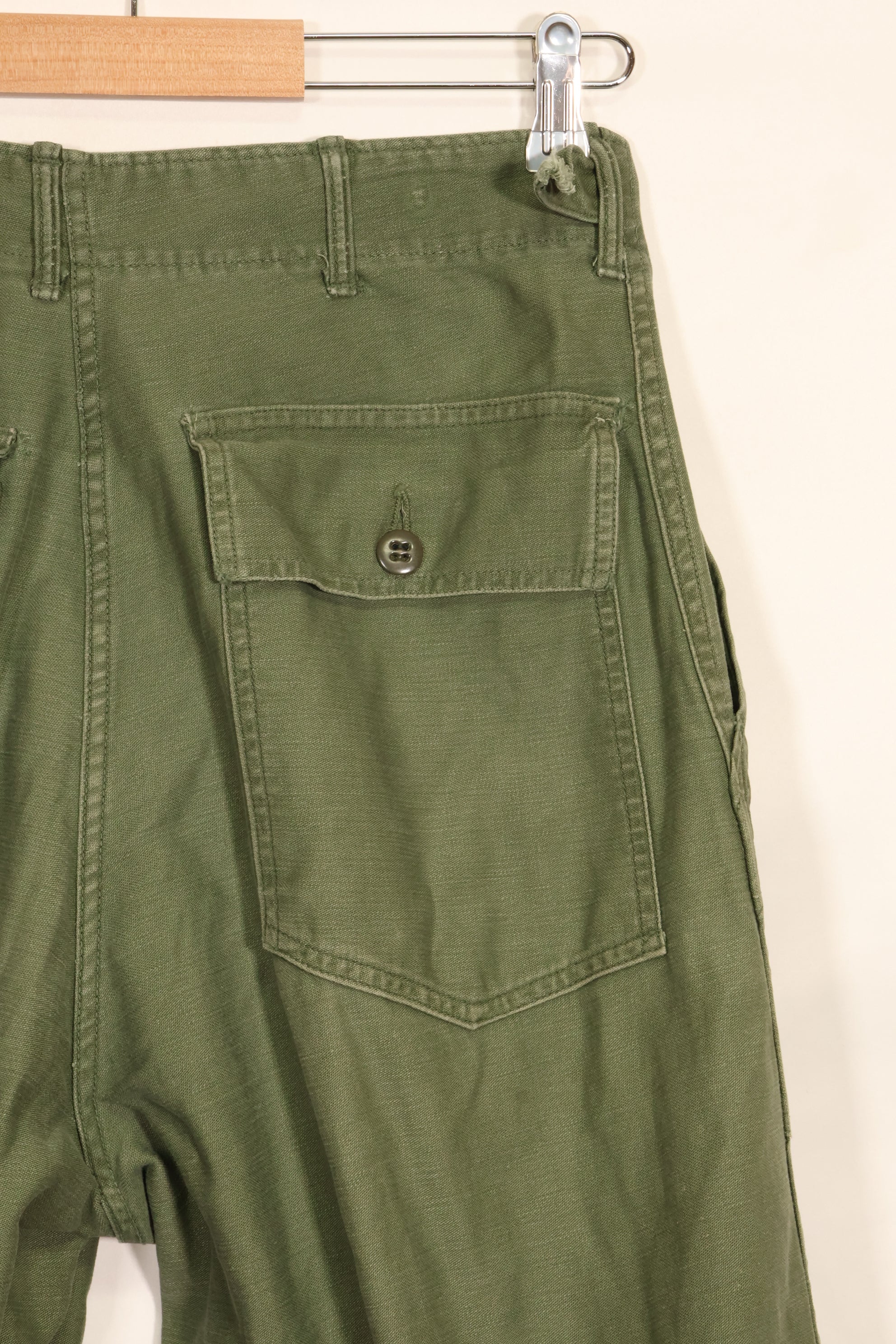 1950's Lot TYPE 1 SMALL US Army OG-107 Utility Pants Baker Pants Used F