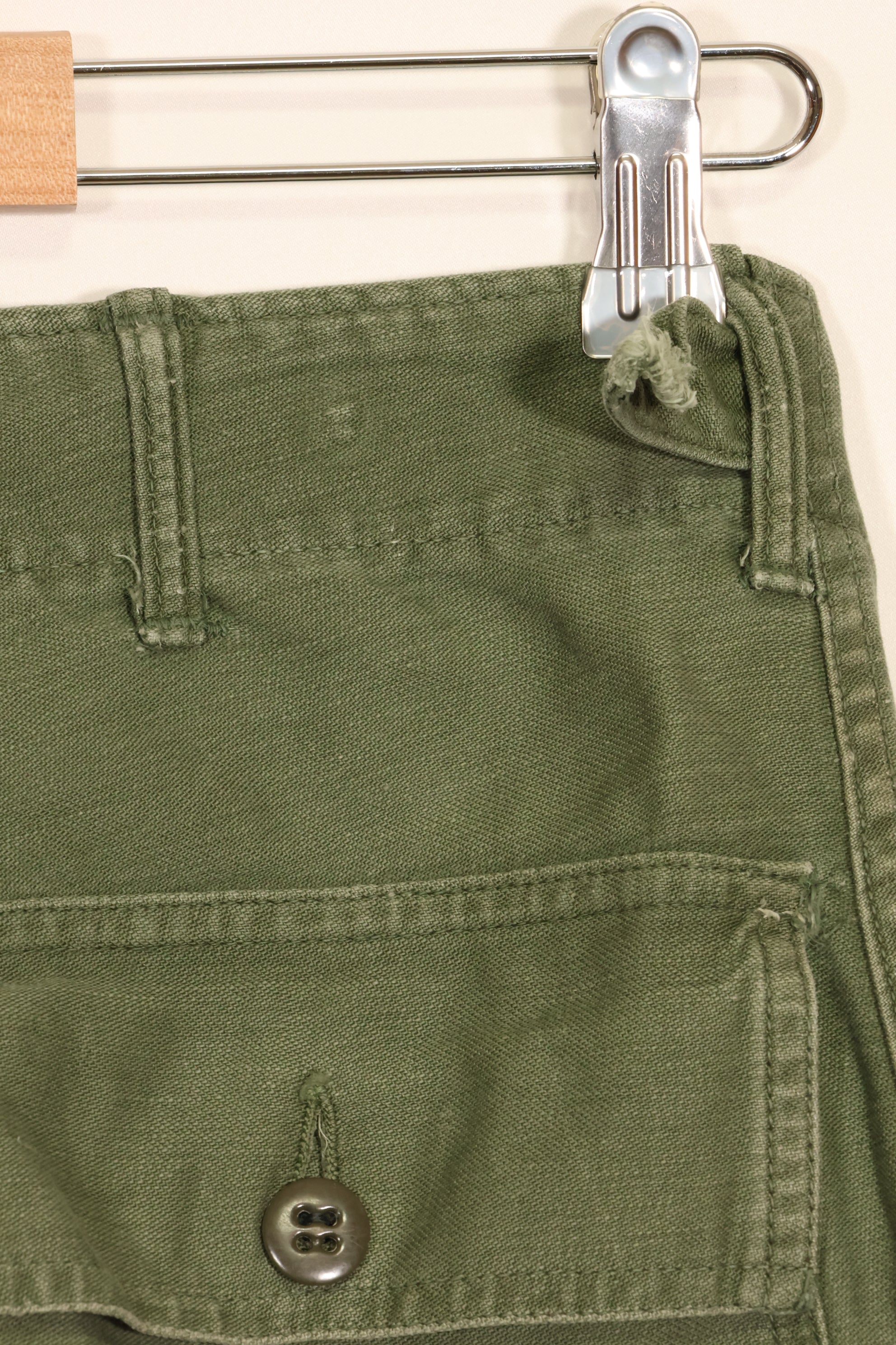 1950's Lot TYPE 1 SMALL US Army OG-107 Utility Pants Baker Pants Used F