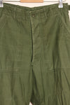 Early 1960 lot TYPE 1 MEDIUM US Army OG-107 Utility Pants Baker Pants Used F