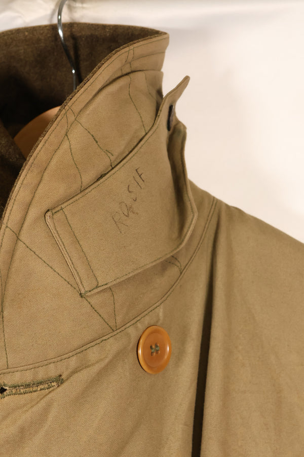 1940's U.S. Army Mackinaw Coat Jeep Coat, used.