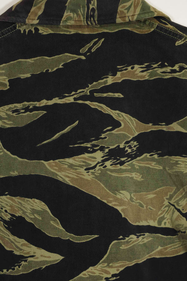 1960年代　ファットタイガー　タイガーストライプ　シャツ　Asian カット　中古品