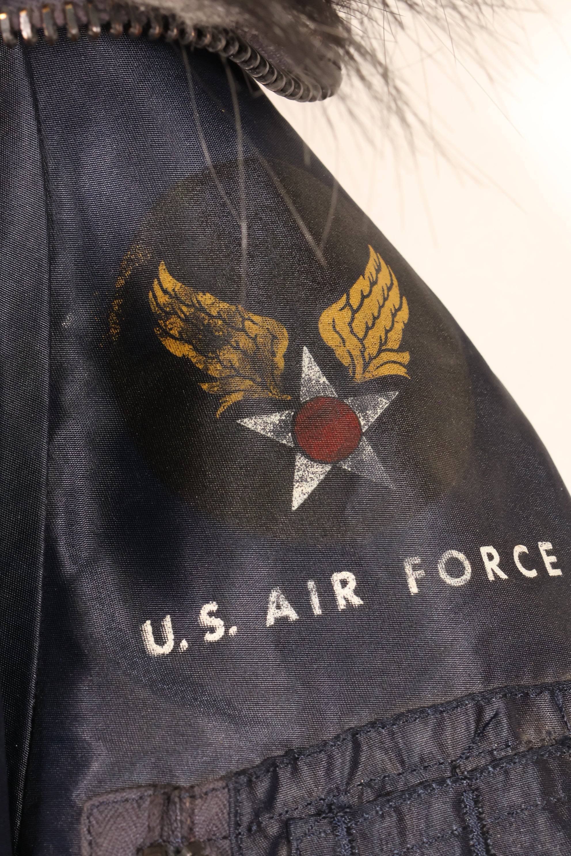 1950年代　MEDIUM　アメリカ空軍　USAF　N2-A　フライトジャケット　ヘビーゾーン　状態良い　中古品