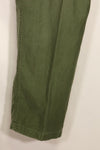 Early 1960 lot TYPE 1 MEDIUM US Army OG-107 Utility Pants Baker Pants Used F