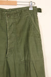 Early 1960 lot TYPE 1 MEDIUM US Army OG-107 Utility Pants Baker Pants Used F