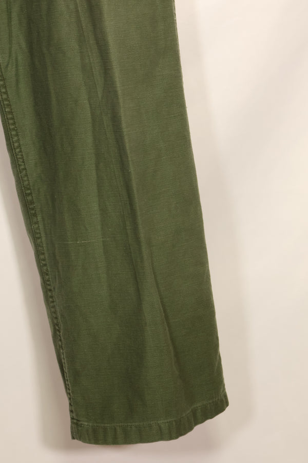 Early 1960 lot TYPE 1 MEDIUM US Army OG-107 Utility Pants Baker Pants Used F