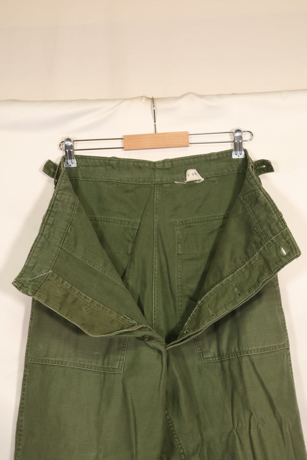 Early 1960 lot TYPE 1 MEDIUM US Army OG-107 Utility Pants Baker Pants Used F