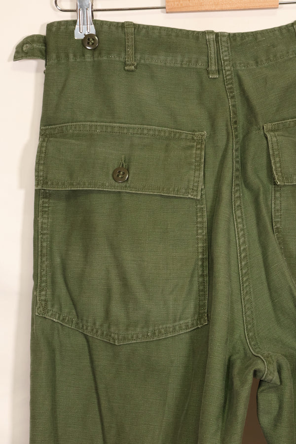 Early 1960 lot TYPE 1 MEDIUM US Army OG-107 Utility Pants Baker Pants Used F