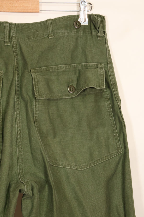Early 1960 lot TYPE 1 MEDIUM US Army OG-107 Utility Pants Baker Pants Used F