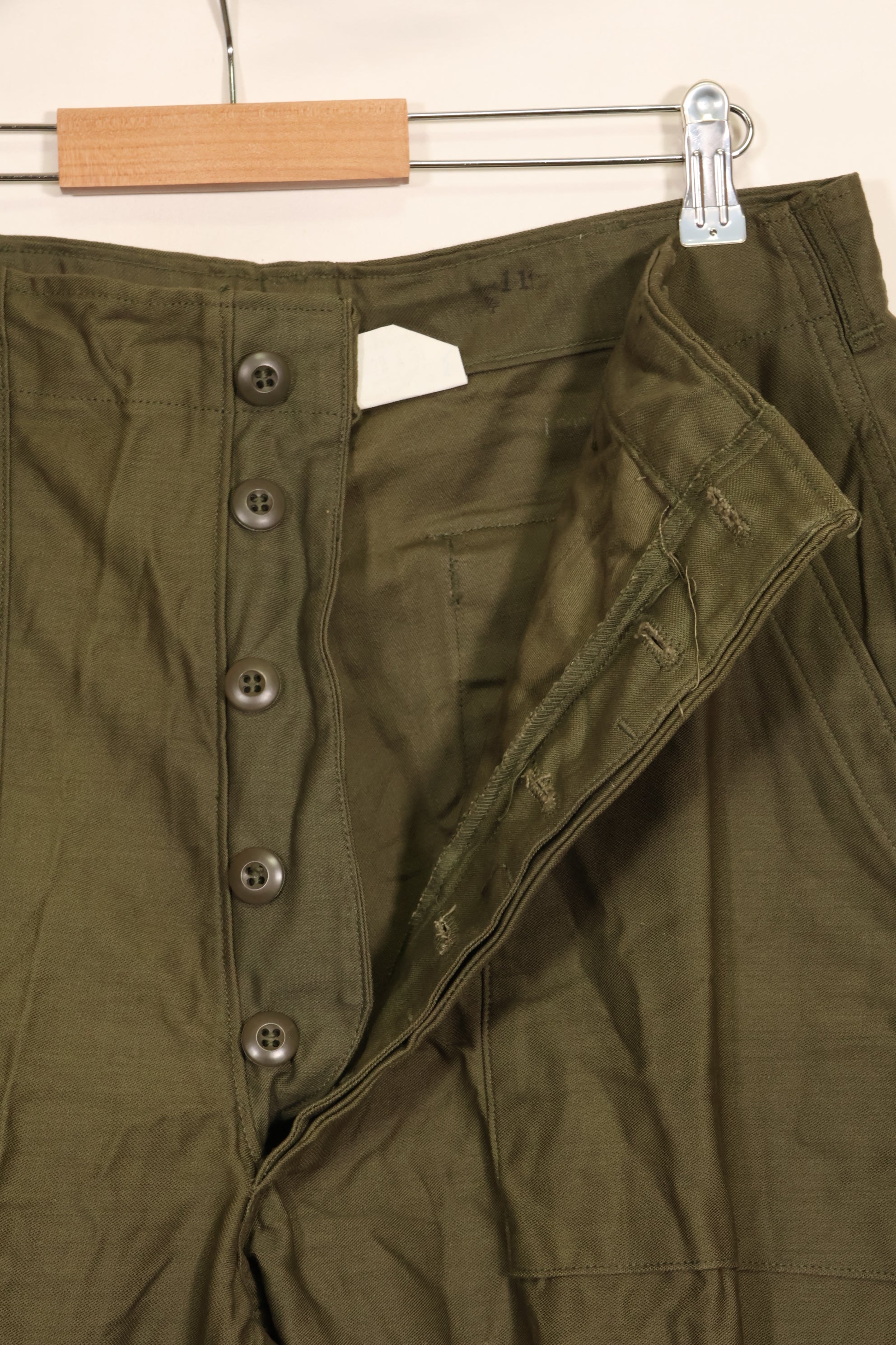 1974年会計　TYPE 3　36 x 31 アメリカ軍　OG-107 ユーティリティパンツ　ベイカーパンツ　中古品