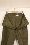 1974年会計　TYPE 3　36 x 31 アメリカ軍　OG-107 ユーティリティパンツ　ベイカーパンツ　中古品