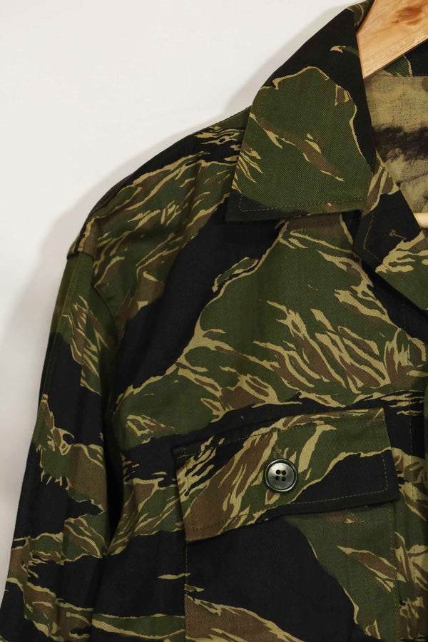 1960年代　デッドストック　沖縄タイガー　タイガーストライプ　シャツ　Asian Cut