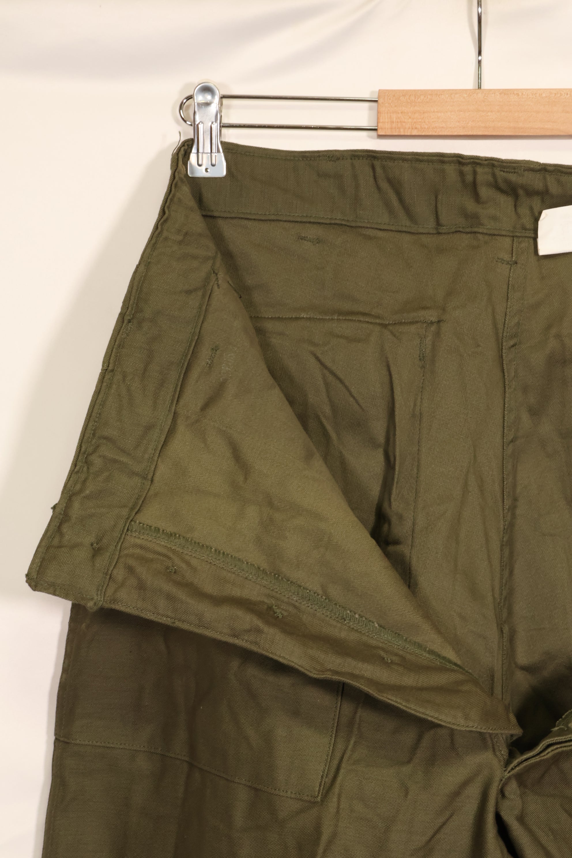 1974年会計　TYPE 3　36 x 31 アメリカ軍　OG-107 ユーティリティパンツ　ベイカーパンツ　中古品