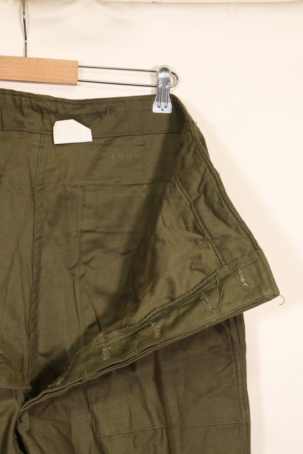 1974年会計　TYPE 3　36 x 31 アメリカ軍　OG-107 ユーティリティパンツ　ベイカーパンツ　中古品