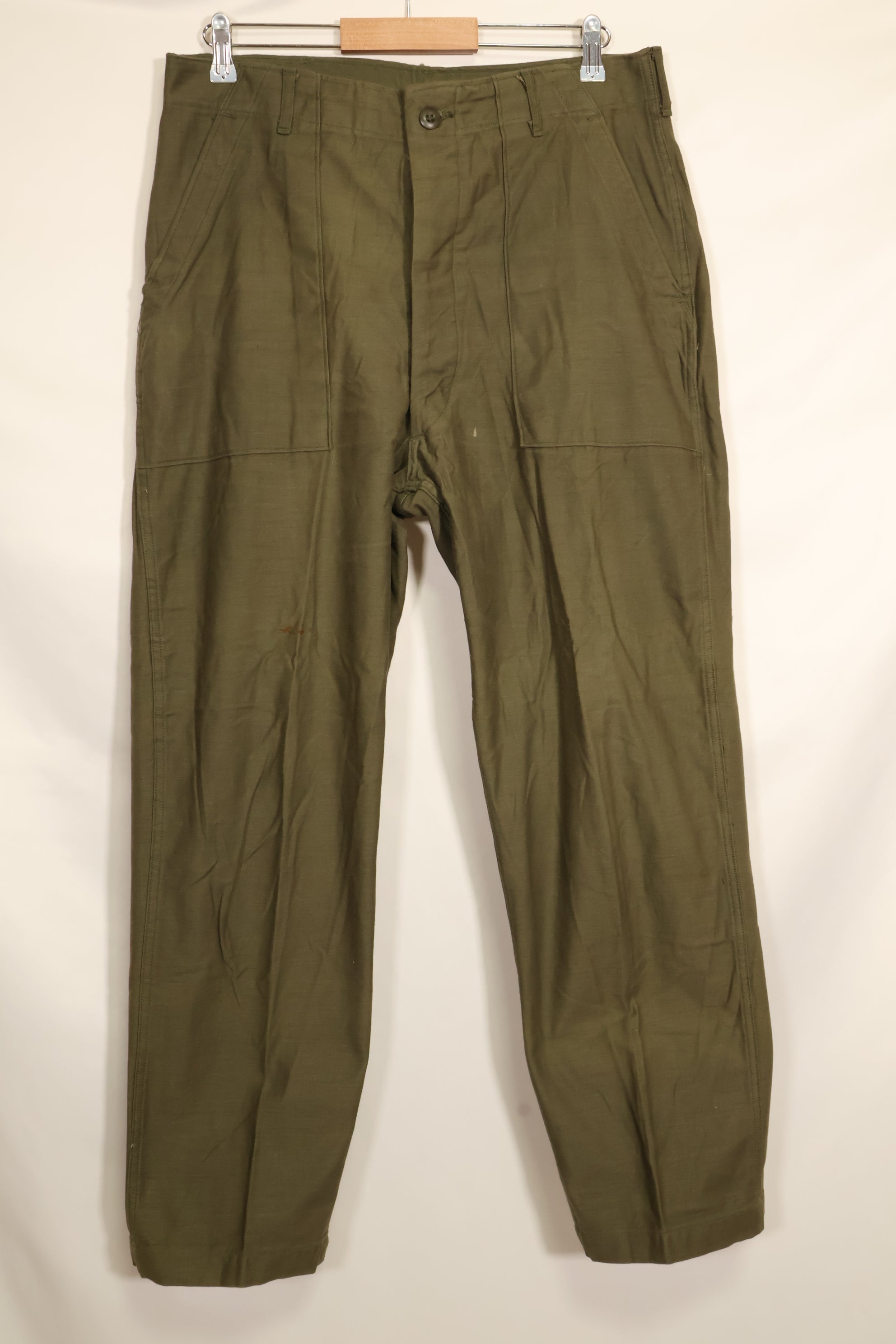 1974年会計　TYPE 3　36 x 31 アメリカ軍　OG-107 ユーティリティパンツ　ベイカーパンツ　中古品 B