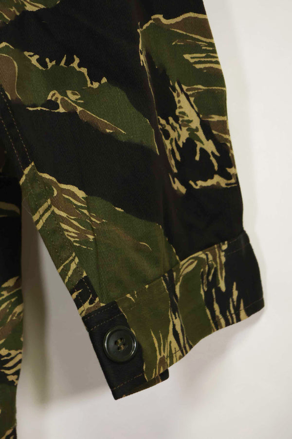 1960年代　デッドストック　沖縄タイガー　タイガーストライプ　シャツ　Asian Cut