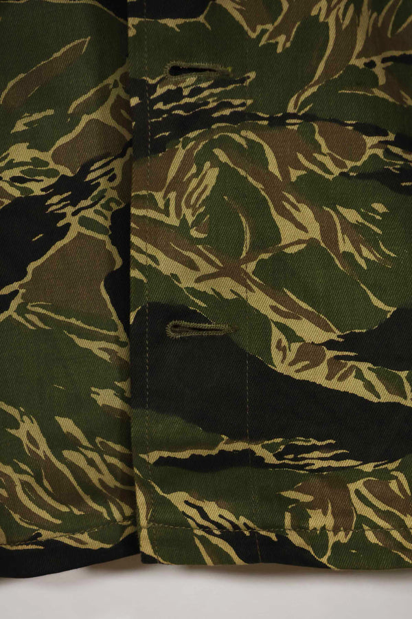 1960年代　デッドストック　沖縄タイガー　タイガーストライプ　シャツ　Asian Cut