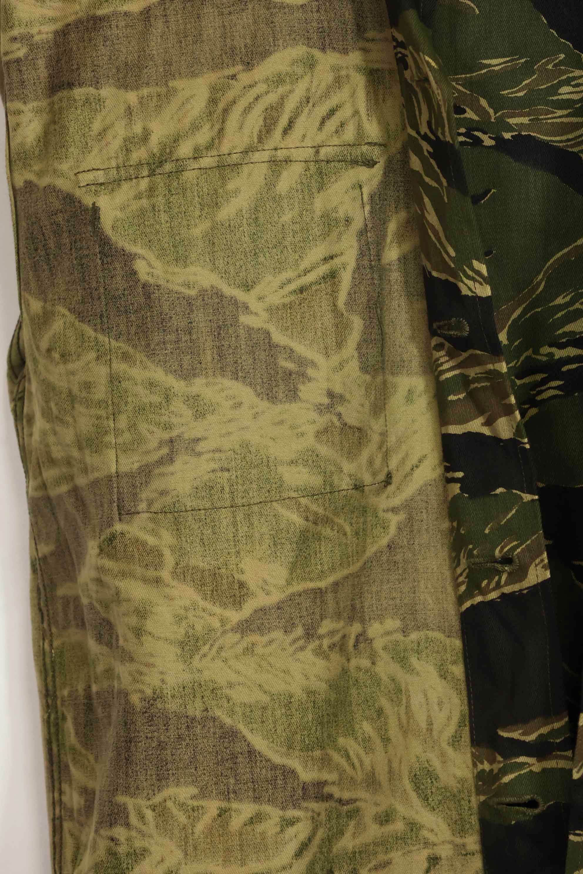 1960年代　デッドストック　沖縄タイガー　タイガーストライプ　シャツ　Asian Cut