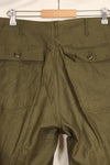 1974年会計　TYPE 3　36 x 31 アメリカ軍　OG-107 ユーティリティパンツ　ベイカーパンツ　中古品 B