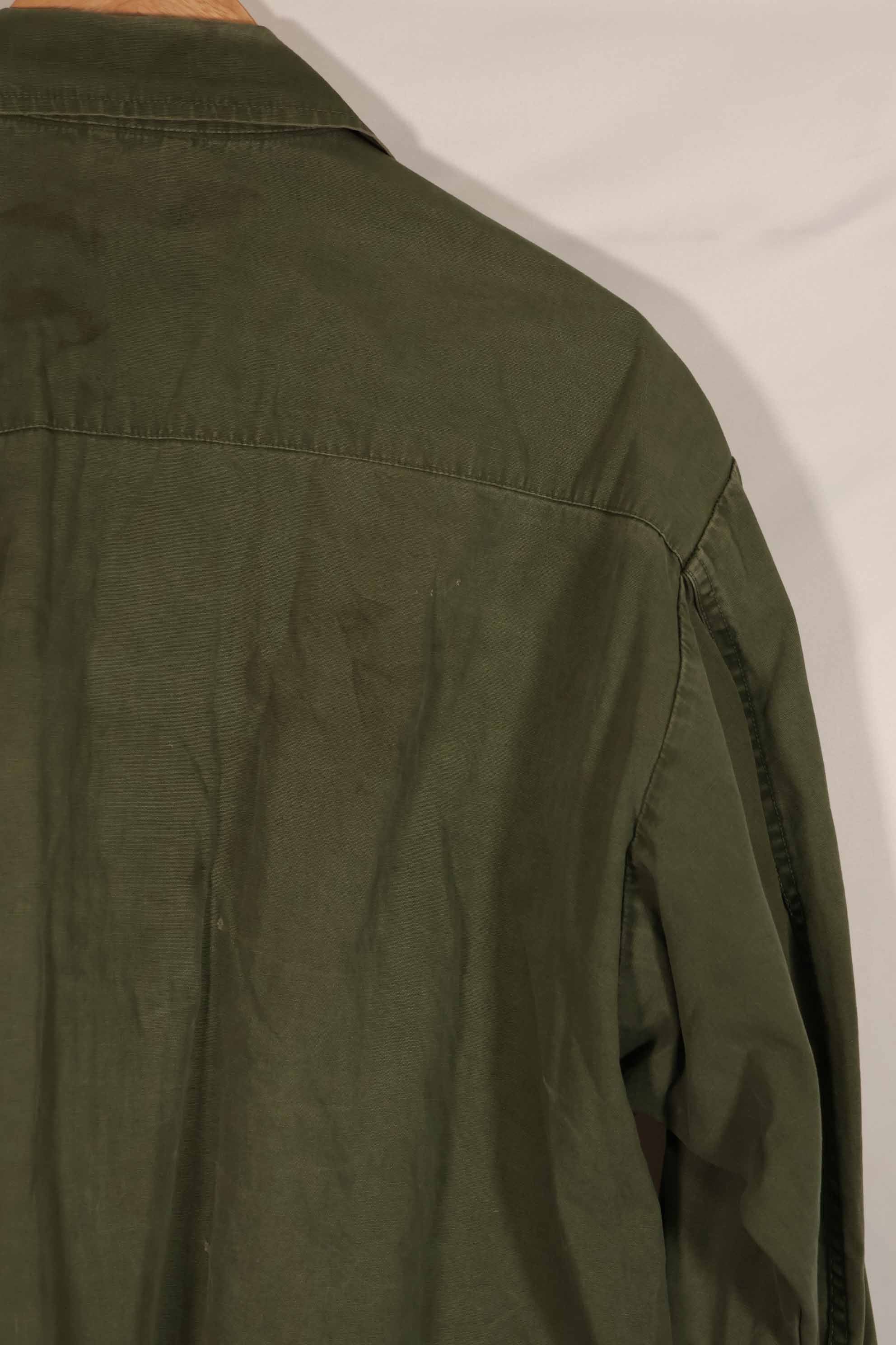 正品 1967 年第三款丛林迷彩夹克，二手，无尺码标签