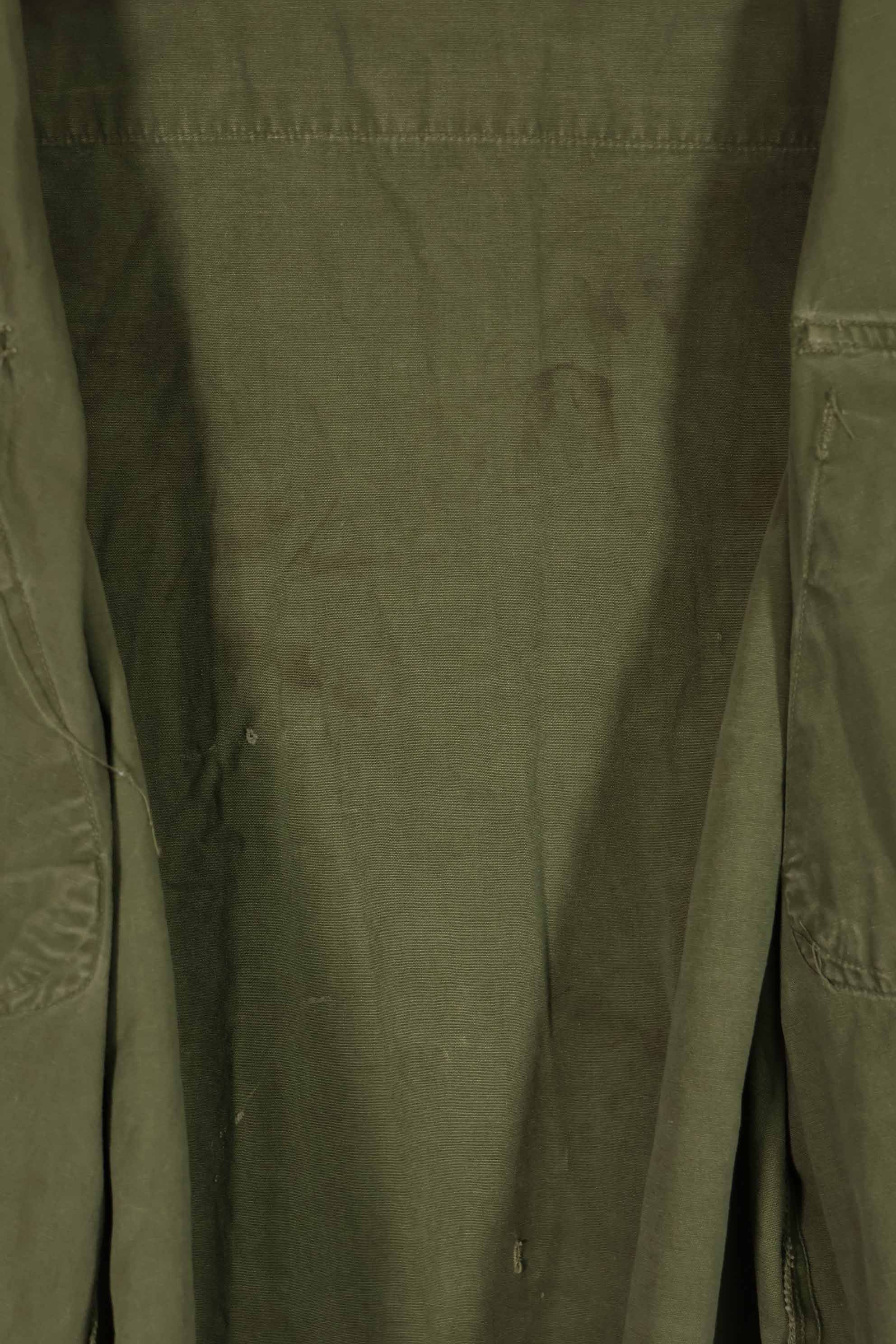 正品 1967 年第三款丛林迷彩夹克，二手，无尺码标签