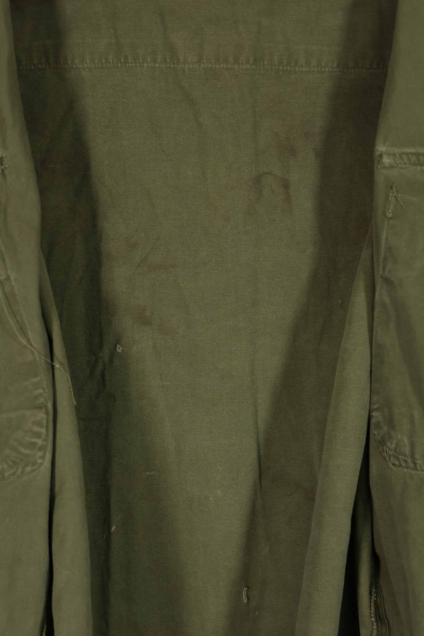 正品 1967 年第三款丛林迷彩夹克，二手，无尺码标签