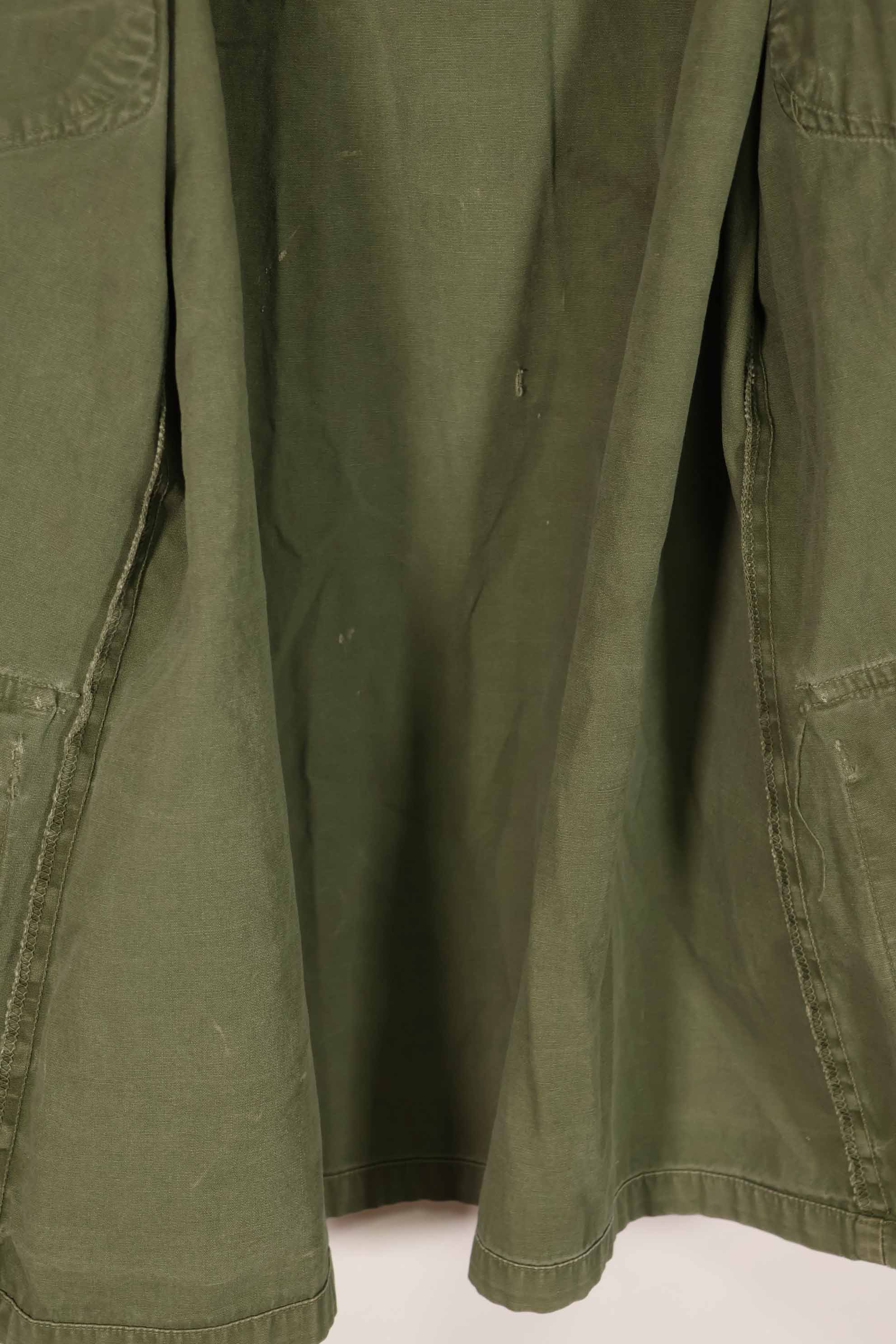 正品 1967 年第三款丛林迷彩夹克，二手，无尺码标签