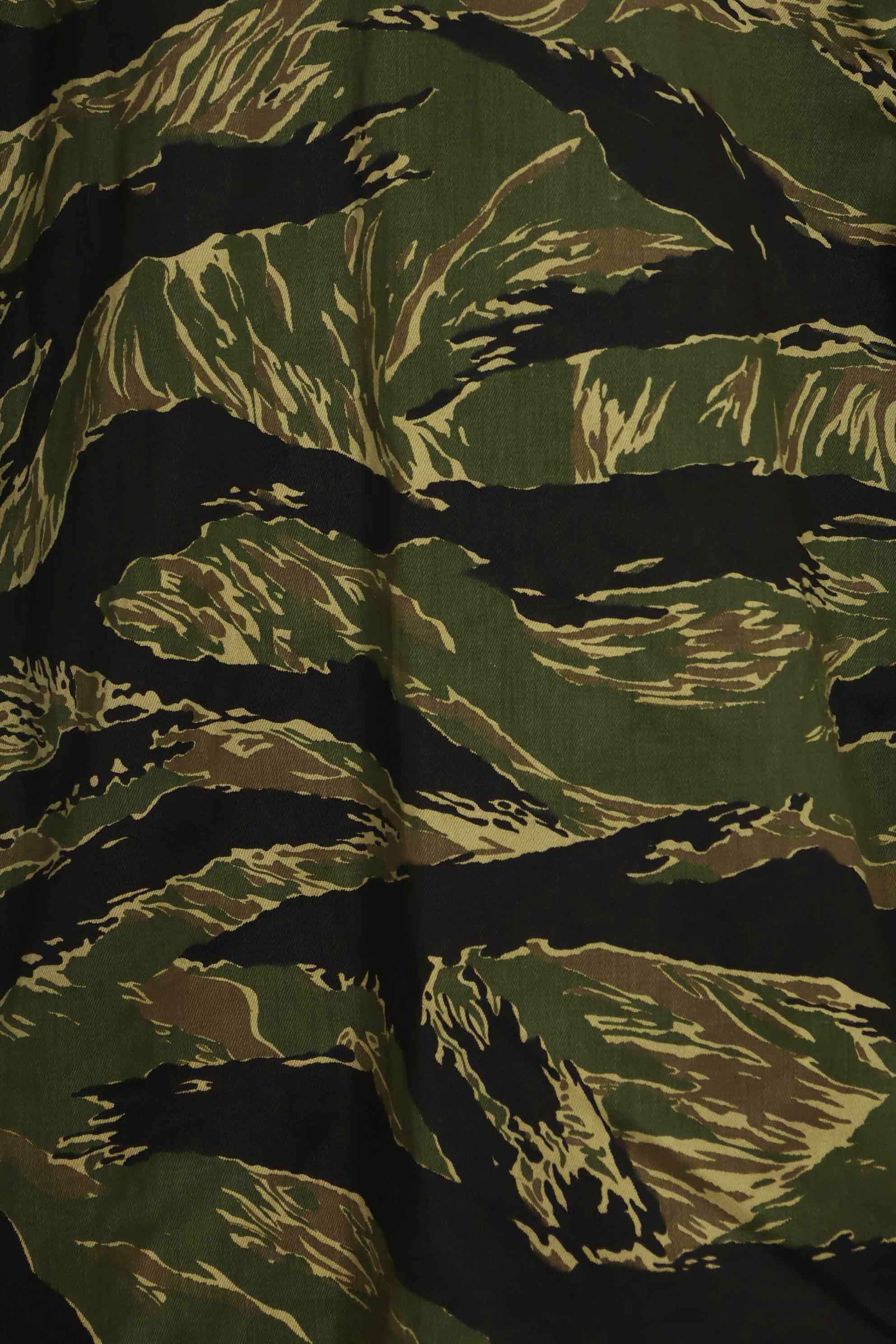 1960年代　デッドストック　沖縄タイガー　タイガーストライプ　シャツ　Asian Cut