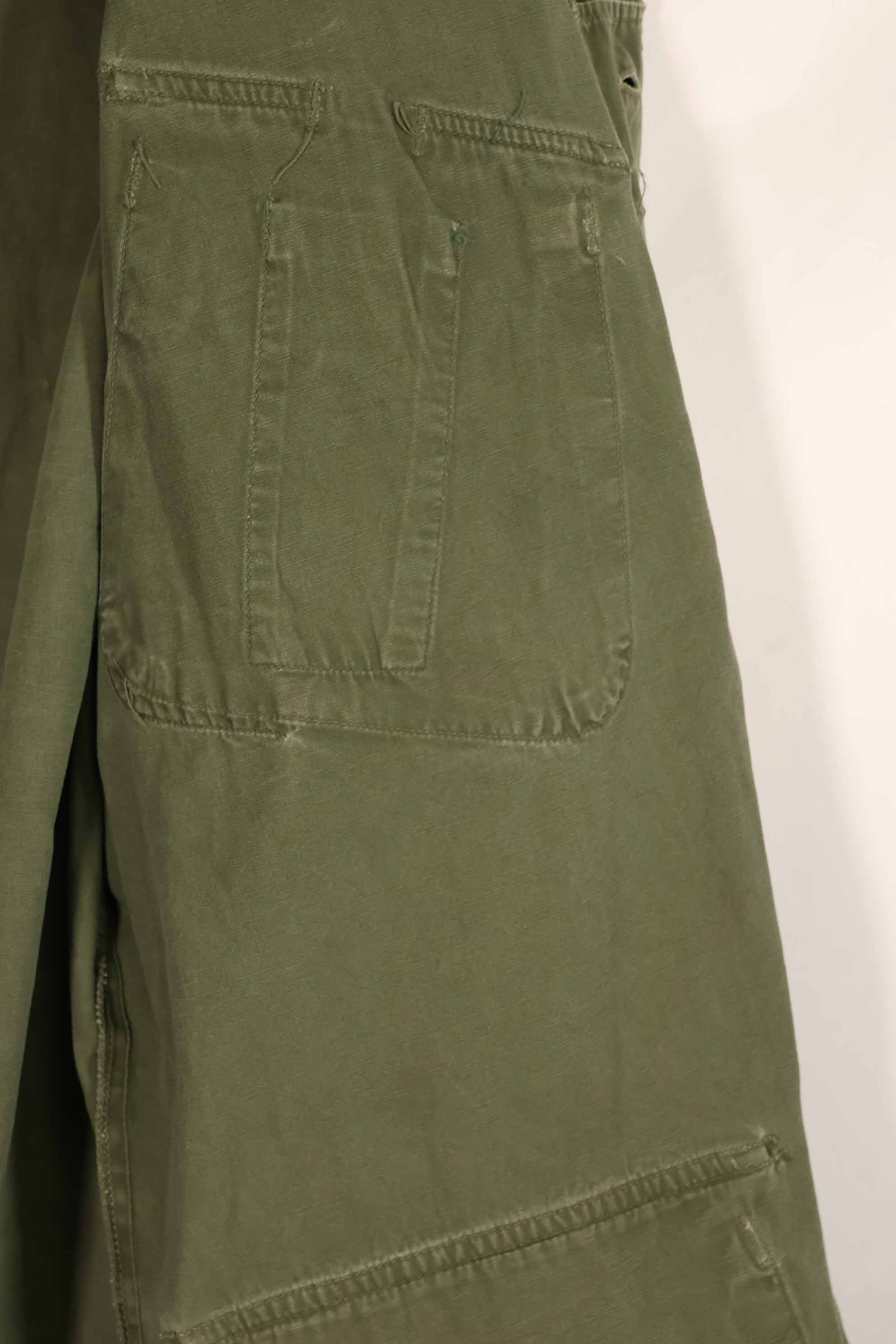 正品 1967 年第三款丛林迷彩夹克，二手，无尺码标签