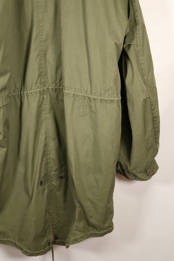 20 世纪 70 年代批量混合 M-R M65 野战派克大衣，鱼尾，黄铜拉链，二手。