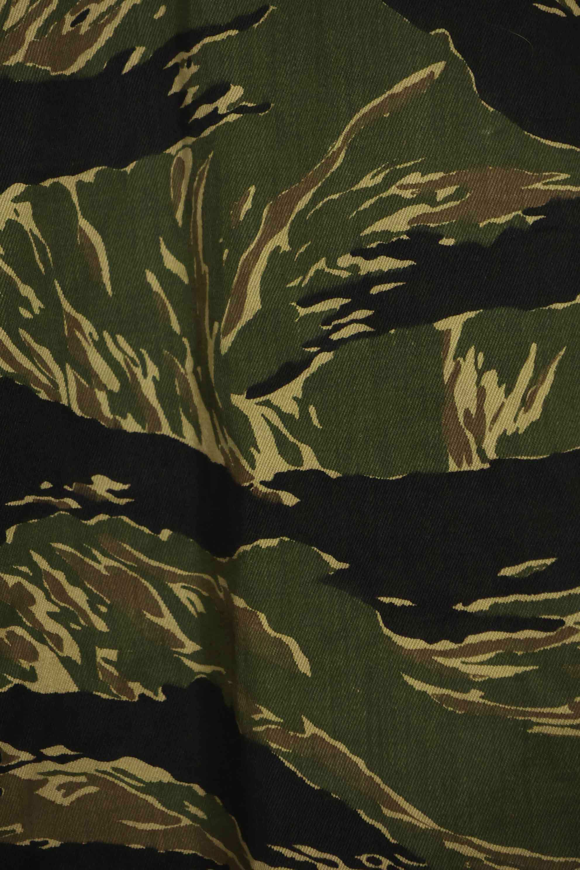 1960年代　デッドストック　沖縄タイガー　タイガーストライプ　シャツ　Asian Cut